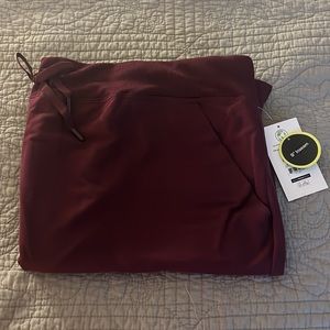 Bermuda Shorts, burgundy/plum color, plus size